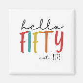 Aimant 50e anniversaire (Devant)