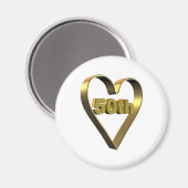 Aimant 50e anniversaire9t (Recto/Verso)