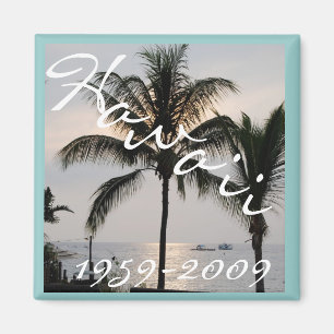 Aimant 50e anniversaire de l'État d'Hawaii