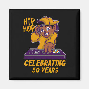 Aimant 50e Anniversaire Histoire Noire Dj Danse Rappeur H