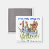 Aimant 520116453, Dragonfly Whispers, www.dragonflywhi... (Recto/Verso)