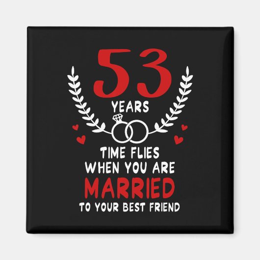 Aimant 53 Ans De Vol Marié Aux Meilleurs Couples Ami (Devant)