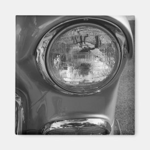 Aimant 55 Niveaux de gris Chevy Headlight