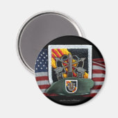 Aimant 5e groupe des forces spéciales flash vietnam aimne (Recto/Verso)