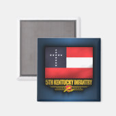 Aimant 5e infanterie du Kentucky (Recto/Verso)