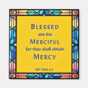 Aimant 5ème béatitude du Sermon de Jésus sur le Mont