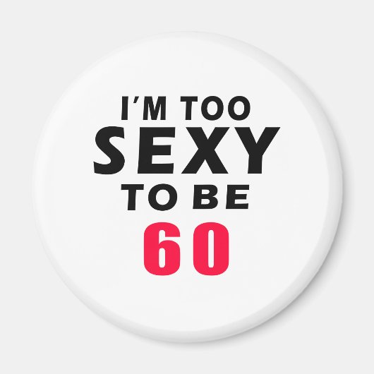 Aimant 60 ans (Devant)