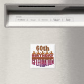 Aimant 60e anniversaire Cadeaux (In Situ (Lave-vaisselle))
