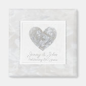 Aimant 60e anniversaire de l'mariage du diamant (Devant)