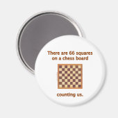 Aimant 66 Carrés d'échecs (Recto/Verso)
