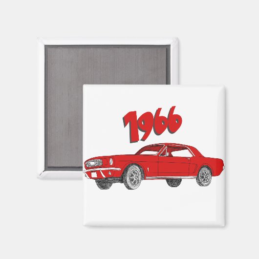 Aimant 66 mustang (Recto/Verso)