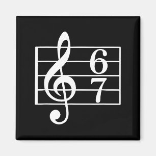 Aimant 67 Argot de mème musical Six Sept Prof de musique
