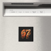 Aimant 67 Basketball Ice Cream Drip Six Seven  (In Situ (Lave-vaisselle))