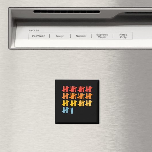 Aimant 67 Counting Math Teacher Mathematics 67th Number (In Situ (Lave-vaisselle))