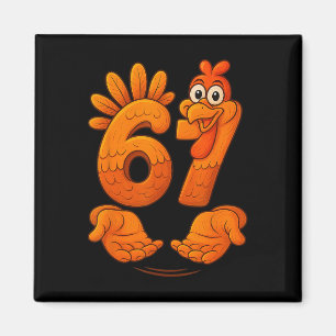 Aimant 67 Dinde de Thanksgiving Drôle Gen Alpha Meme Merc
