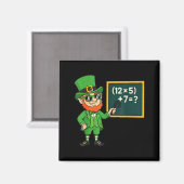 Aimant 67 drôle de St Patricks Day Prof de maths Meme Six (Recto/Verso)