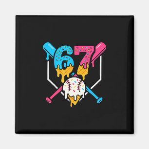 Aimant 67 Glace Dégoulinante Vendre Mème Six Sept Gen Alp