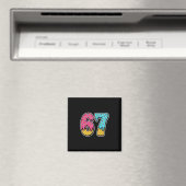 Aimant 67 Glace Drip Meme Six Seven Drôle Gen Alpha D (In Situ (Lave-vaisselle))