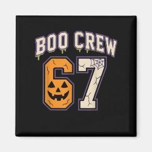 Aimant 67 Halloween Boo Crew Maillots Srts Brainrot Mème 