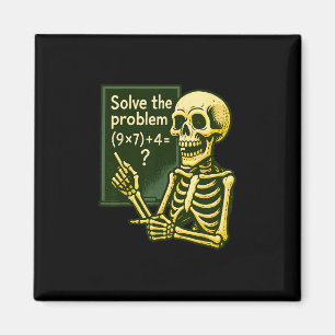 Aimant 67 Halloween Math Drôle Six Sept Mème Brainrot Squ