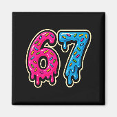 Aimant 67 Ice Cream Meme Six Seven  (Devant)