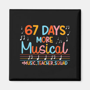Aimant 67 jours de plus professeur de musique musical Six