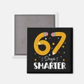 Aimant 67 jours plus intelligents Slang Gen Alpha 67 Meme (Recto/Verso)