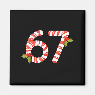 Aimant 67 Mas Meme Canne de Bonbon Six Sept Enfants Homme