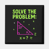 Aimant 67 Math Meme Solve The Problem Funny Teachers Stud (Devant)