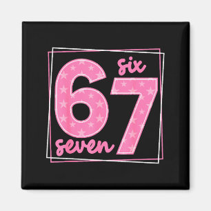 Aimant 67 Meme d'anniversaire drôle numéro 67 