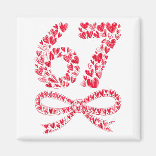 Aimant 67 Meme de la Saint-Valentin cœur – Tendance Six S