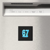 Aimant 67 Meme de Noël Glace Pajama de vacances 6 7  (In Situ (Lave-vaisselle))