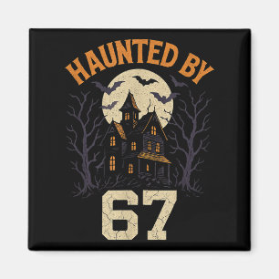 Aimant 67 Meme Déguisement Halloween Hanter Par 6-7 Brain