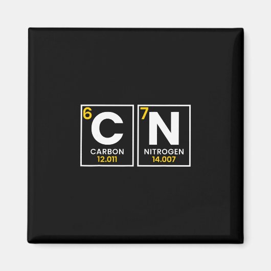 Aimant 67 Meme drôle de chimie professeur de science péri (Devant)