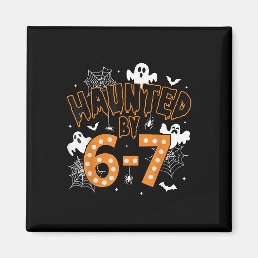 Aimant 67 Meme Halloween effrayant – Drôle de fantôme et  (Devant)