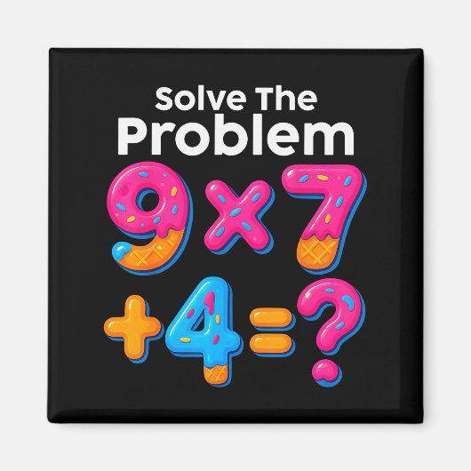 Aimant 67 Meme Math Teacher Ice Cream Drip 6 7 Brainrot S (Devant)