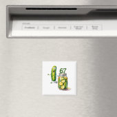 Aimant 67 Meme Pickle Surprise Un pot de cornichons tranc (In Situ (Lave-vaisselle))