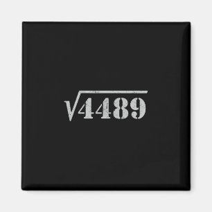 Aimant 67 Meme Racine Carrée 4489 Argot Math 6 7 Rétro Ho