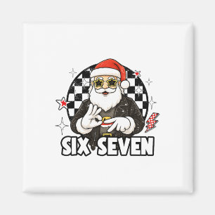 Aimant 67 Meme Xmas Six Seven Santa 6 7 Noël Hommes Femme