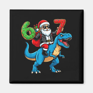 Aimant 67 Noël 6 7 Mème Drôle Santa Six Sept Noël B