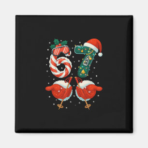 Aimant 67 Noël 6 7 Mème Ski Noël Pyjama d'hiver