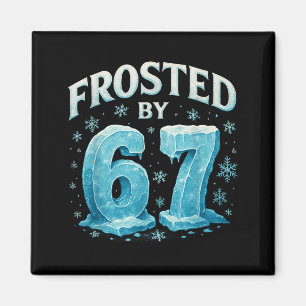 Aimant 67 Noël Glace Gel Froid 6 7 Internet Mème Xmas