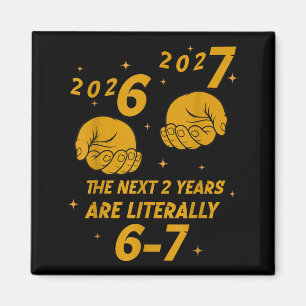 Aimant 67 Nouvel An 2026 Drôles Garçons Enfants Soirée du