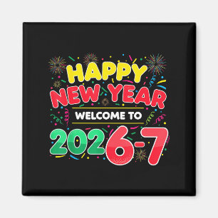 Aimant 67 Nouvel An, Humour Bonne Année 2026-7 Amusant