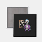 Aimant 67 Prof de maths Meme Brainrot Six Sept Halloween (Recto/Verso)