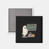 Aimant 67 Professeur Halloween Fantôme Six Sept Mème Blag (Recto/Verso)
