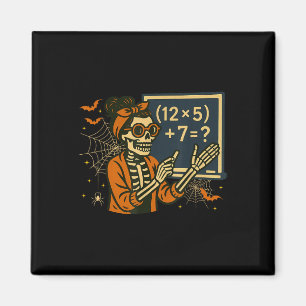 Aimant 67 Professeur Halloween squelette Six Sept Meme Ma