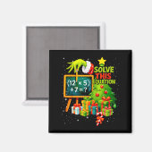 Aimant 67 Professeur Vert Noël Six Sept Mème Brainrot (Recto/Verso)