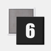 Aimant 67 Six Seven 6 7 Création de Meme Drôle 6 7 Devant (Recto/Verso)