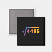 Aimant 67 Six Seven 6-7 Mème  (Recto/Verso)